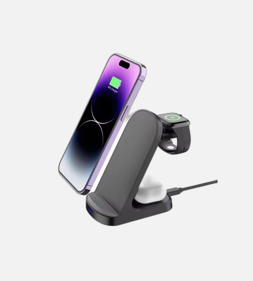 New AY-33 Arrival-15W Fast Wireless Charger 3-in-1